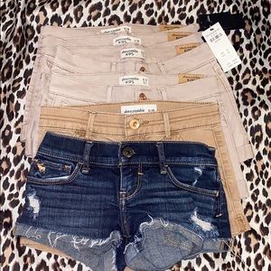 6 pairs of shorts! 😍😍 Abercrombie Kids!
